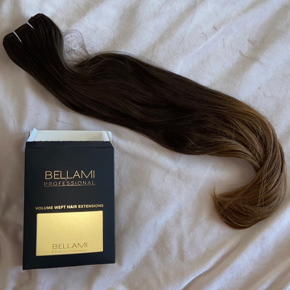 Bellami Volume Weft 22” #1C/#6 Mochachino Brown / Chestnut Brown